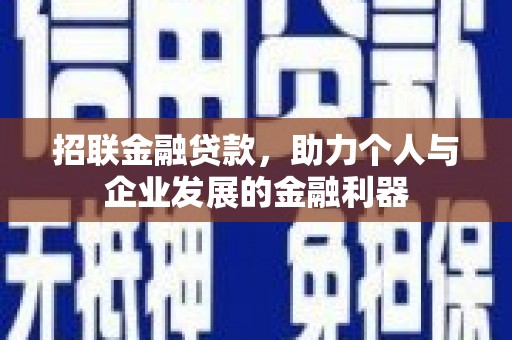 应城招联金融贷款，助力个人与企业发展的金融利器